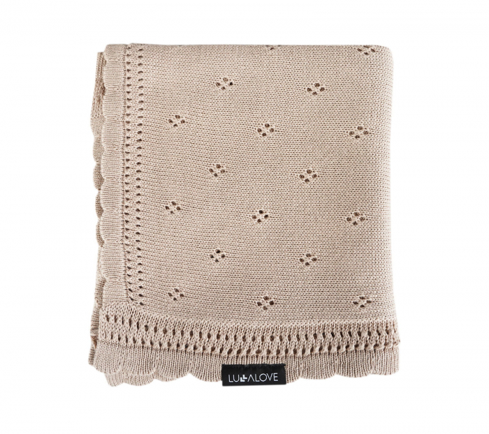 Patura Bambus Caramel Daisy 80x100 cm [1]