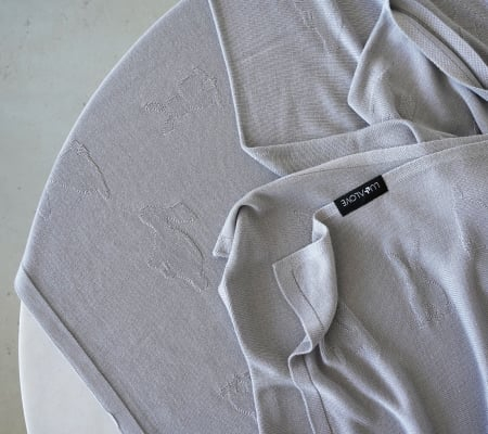 Paturica Bebelus Bambus 100% - 80x100cm - Bunny Grey [1]