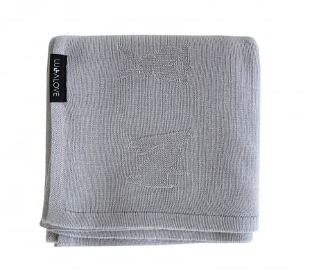 Paturica Bebelus Bambus 100% - 80x100cm - Bunny Grey [2]