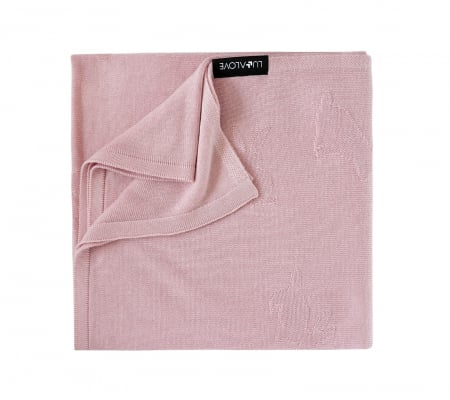 Paturica Bebelus Bambus 100% - 80x100cm - Bunny Powder [2]