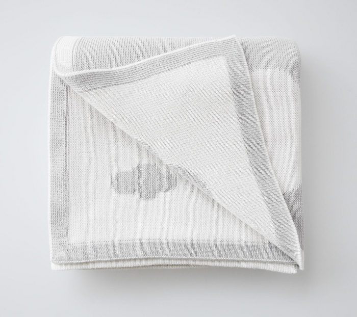 Paturica Bebelusi Bambus 80 x 100cm Norisor Gri [2]