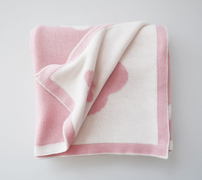 Paturica Bebelusi Bambus 80 x 100cm Norisor Roz [3]