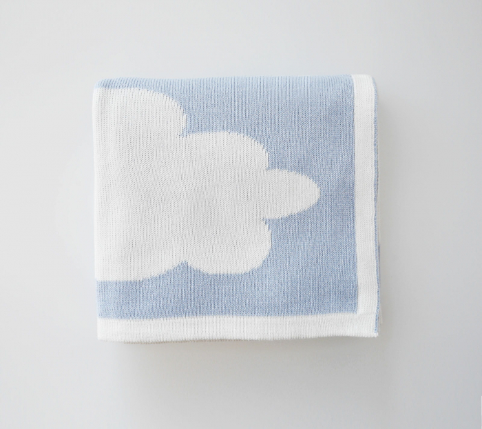 Paturica Bebelusi Bambus 80 x 100cm Norisor Blu [1]