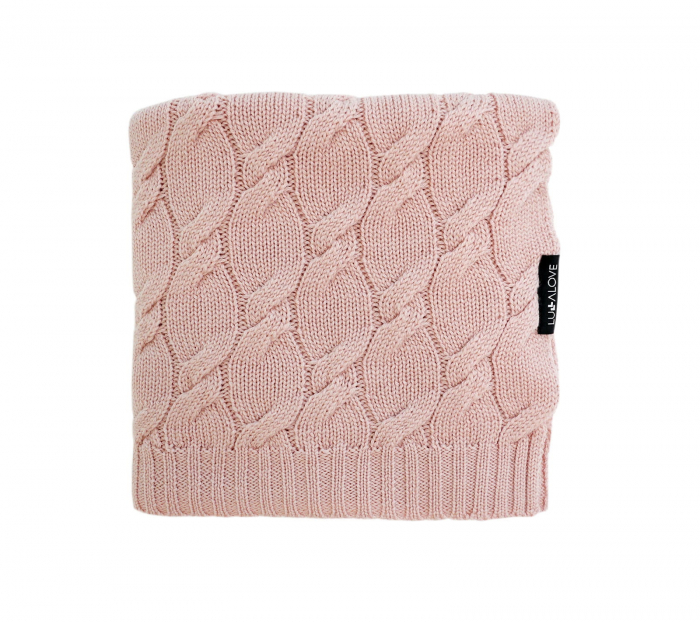 Paturica Lana Merinos Pudra 80x100cm [1]