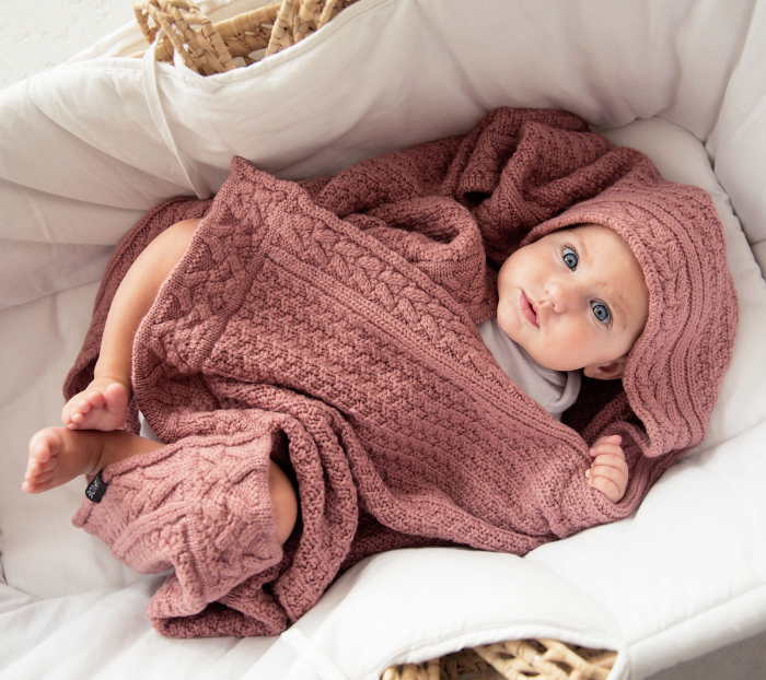 Paturica Premium Merino Roz Bujor [4]