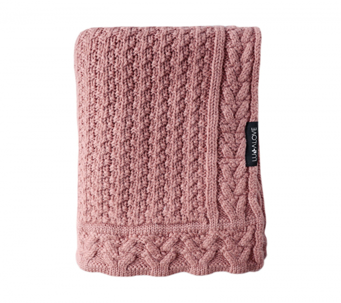 Paturica Premium Merino Roz Bujor [1]