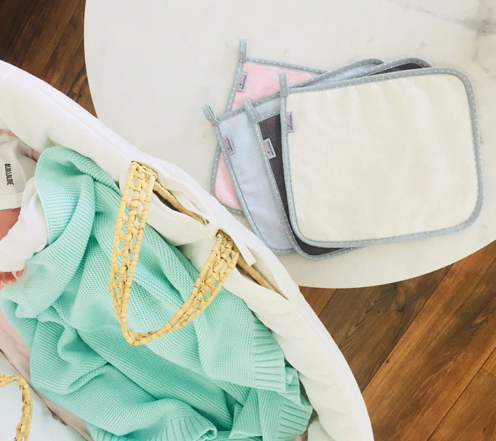 Set 3 prosopele, 25x29cm Bambus 100% Powder [5]