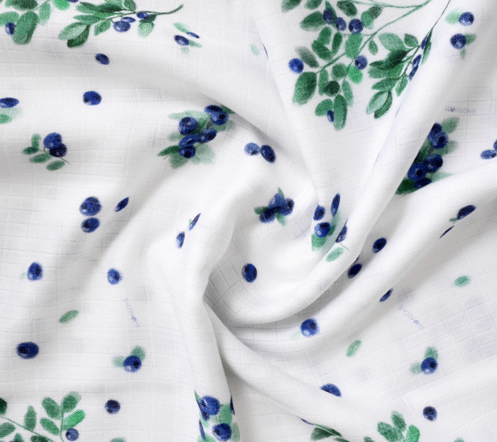 Set Perie Bebelusi (Medium) + Mini Muselina Blueberries [2]