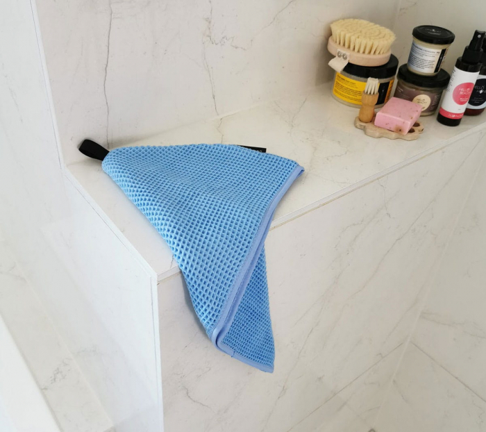 Turban Bambus 100% - Albastru [4]