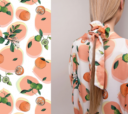 Kimono bambus Orange Blossom Lullalove [2]