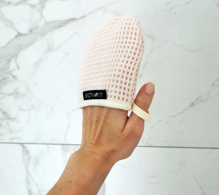 Ingrijirea tenului - Manusa demachianta - Roz