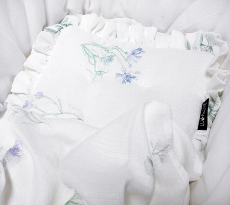 Muselina Bambus si Bumbac Blue Herbs [2]