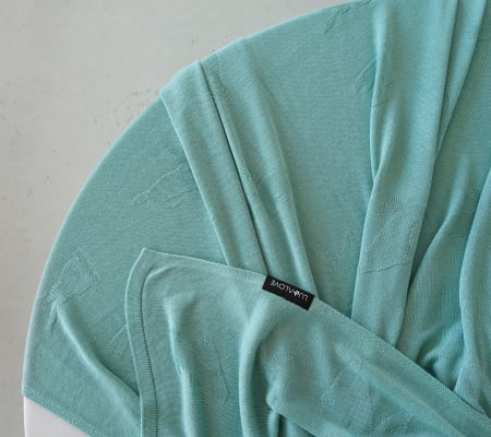 Paturica Bebelus Bambus 100% - 130x170cm - Bunny Salvie [1]