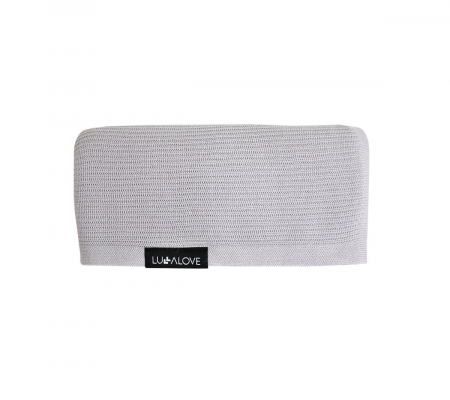 Model Mist - Paturica de infasat, fin crosetata, bambus - 90 x 90cm - Gri