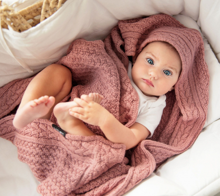 Paturica Premium Merino Roz Bujor [1]