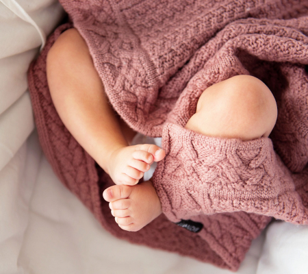 Paturica Premium Merino Roz Bujor [2]