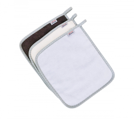 Ingrijire Bebe - Set 3 prosopele, 25x29cm Bambus 100% Grey