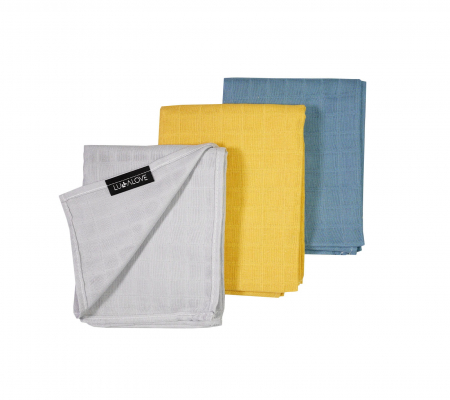 Museline - Set 3  scutece bumbac 55x75cm