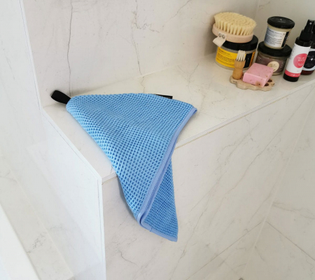 Turban Bambus 100% - Albastru [3]