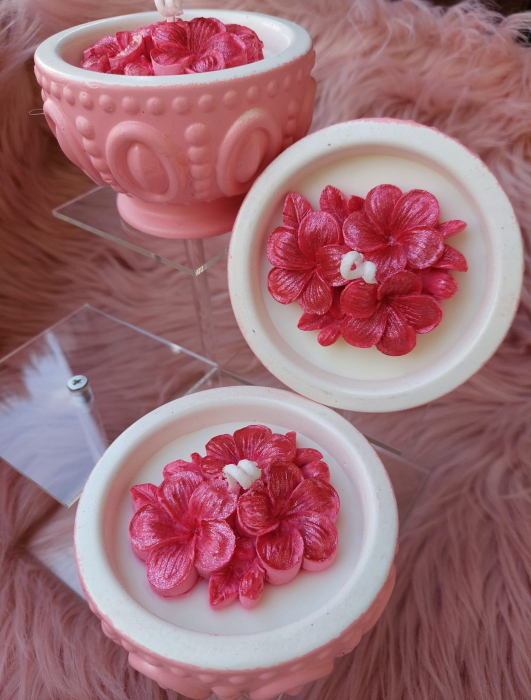 Lumânare parfumată "Alice", cu parfum de Șerbet de cireșe [4]