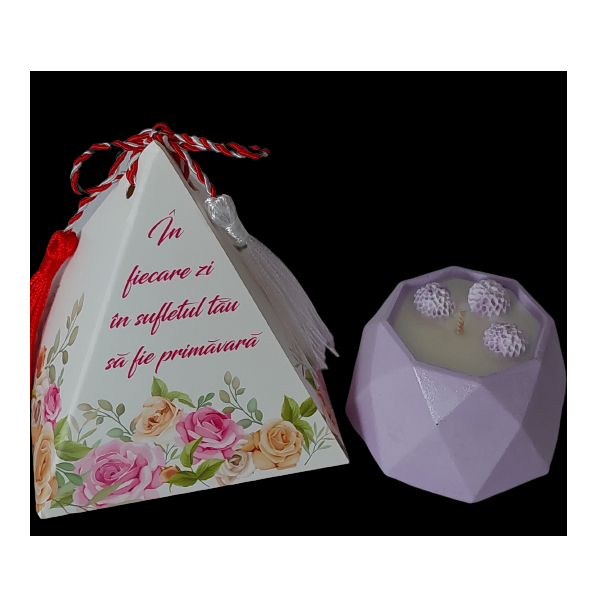 Lumânare parfumată "Clio", cu parfum de zambile [8]