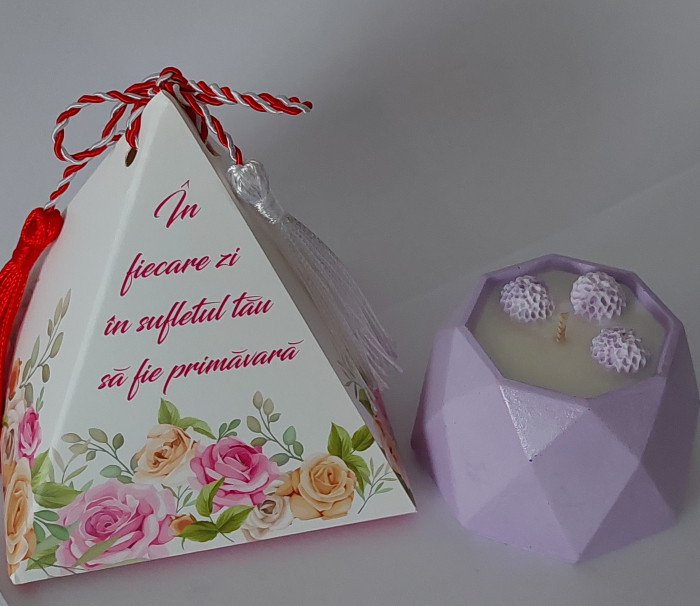 Lumânare parfumată "Clio", cu parfum de zambile [5]