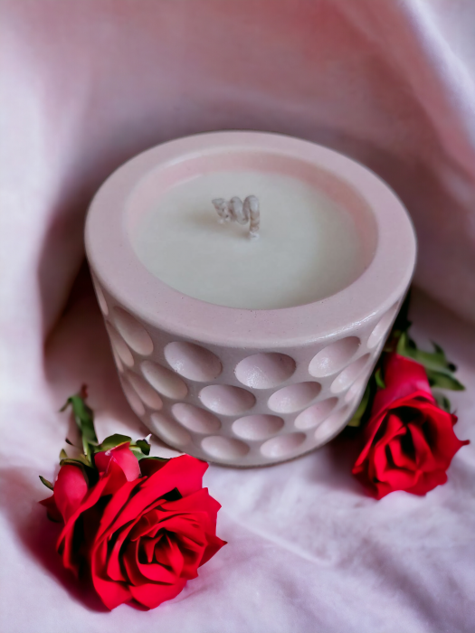 Lumânare parfumată "THALIA"- Roze, cu "Mireasmă Orientală" [1]