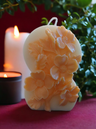 Lumânare decorativă - ”8 Martie”, cu parfum de Frezie [1]