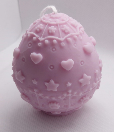 Lumânare decorativă în formă de ou pentru Paste, "Celebrate", lilac [3]