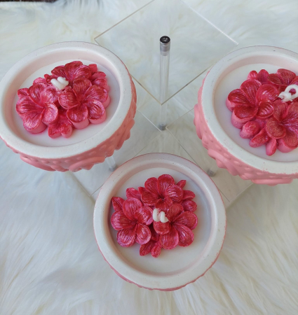 Lumânare parfumată "Alice", cu parfum de Șerbet de cireșe [4]