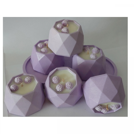Lumânare parfumată "Clio", cu parfum de zambile [6]