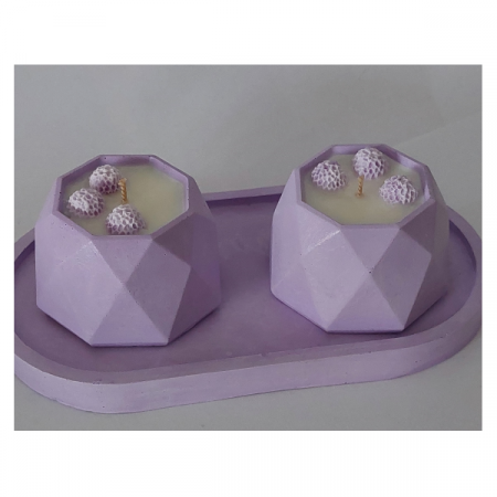 Lumânare parfumată "Clio", cu parfum de zambile [3]