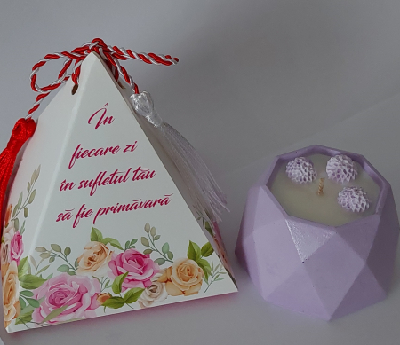 Lumânare parfumată "Clio", cu parfum de zambile [4]