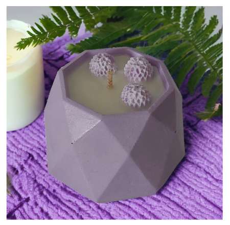 Lumânare parfumată "Clio", cu parfum de zambile [2]