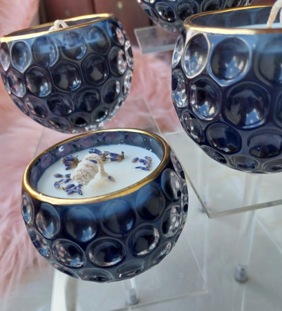 Lumânare parfumată LAVANDĂ in Bubble Glass [3]