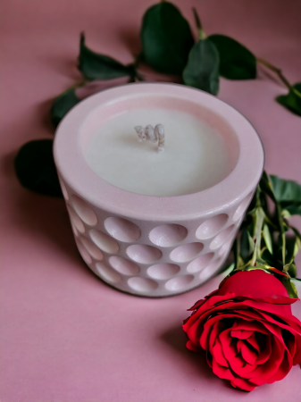 Lumânare parfumată "THALIA"- Roze, cu "Mireasmă Orientală" [1]