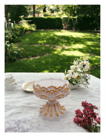 Lumânare parfumată în vas ceramic "Vază cu picior" [5]