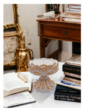 Lumânare parfumată în vas ceramic "Vază cu picior" [3]