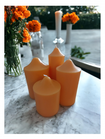 Cadouri / Set lumânări parfumate - Set lumânări cilindrice asimetrice ORANGE