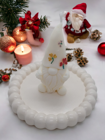 Tavă din ceramică, model Bubble, albă [2]
