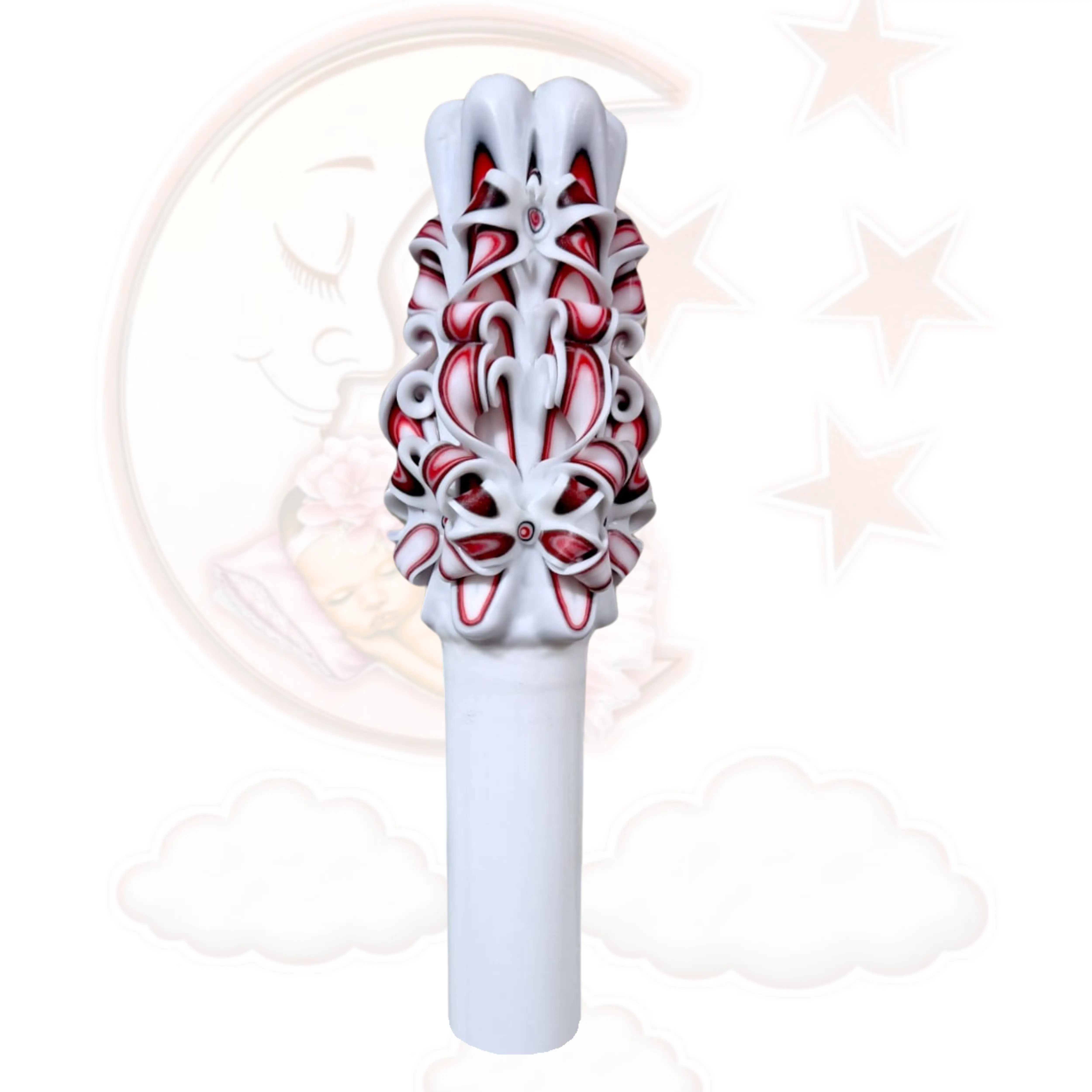 Lumanare de nunta personalizata sculptata manual [1]