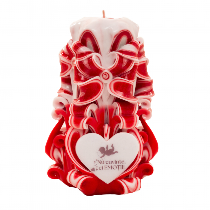 Lumanare personalizata sculptata manual, Eternelle PREMIUM- 15 cm [1]