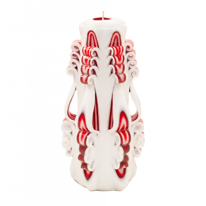 Lumanare personalizata sculptata manual, Garss PREMIUM - 18 cm [2]