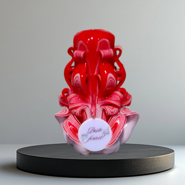 Lumanare personalizata sculptata manual, RIVA PREMIUM - 15 cm [1]