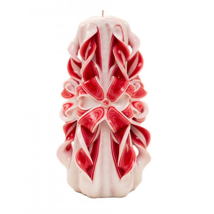 Lumanare personalizata sculptata manual, Rosalind PREMIUM - 18 cm [2]