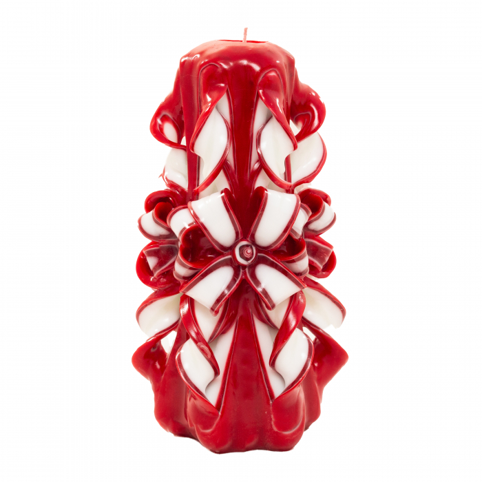 Lumanare personalizata sculptata manual, Scarlett PREMIUM - 18 cm [2]