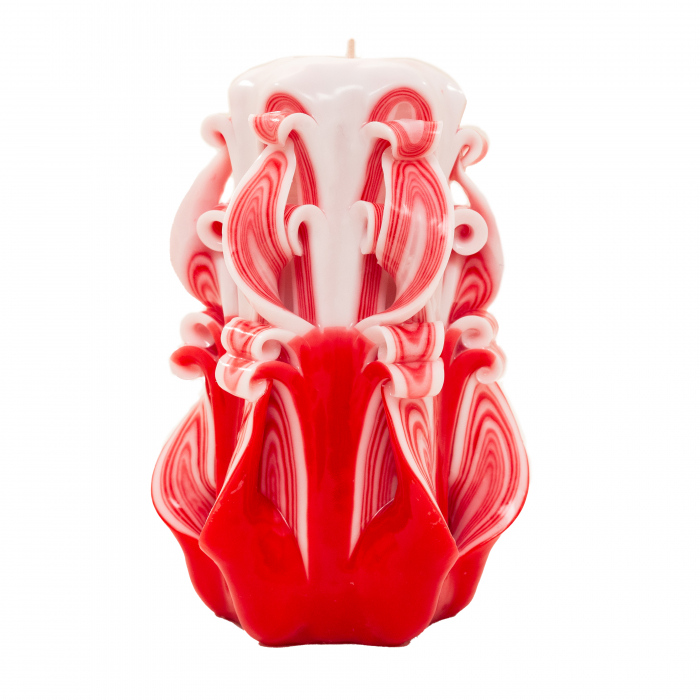 Lumanare personalizata sculptata manual, Sweet Heart PREMIUM - 15 cm [2]