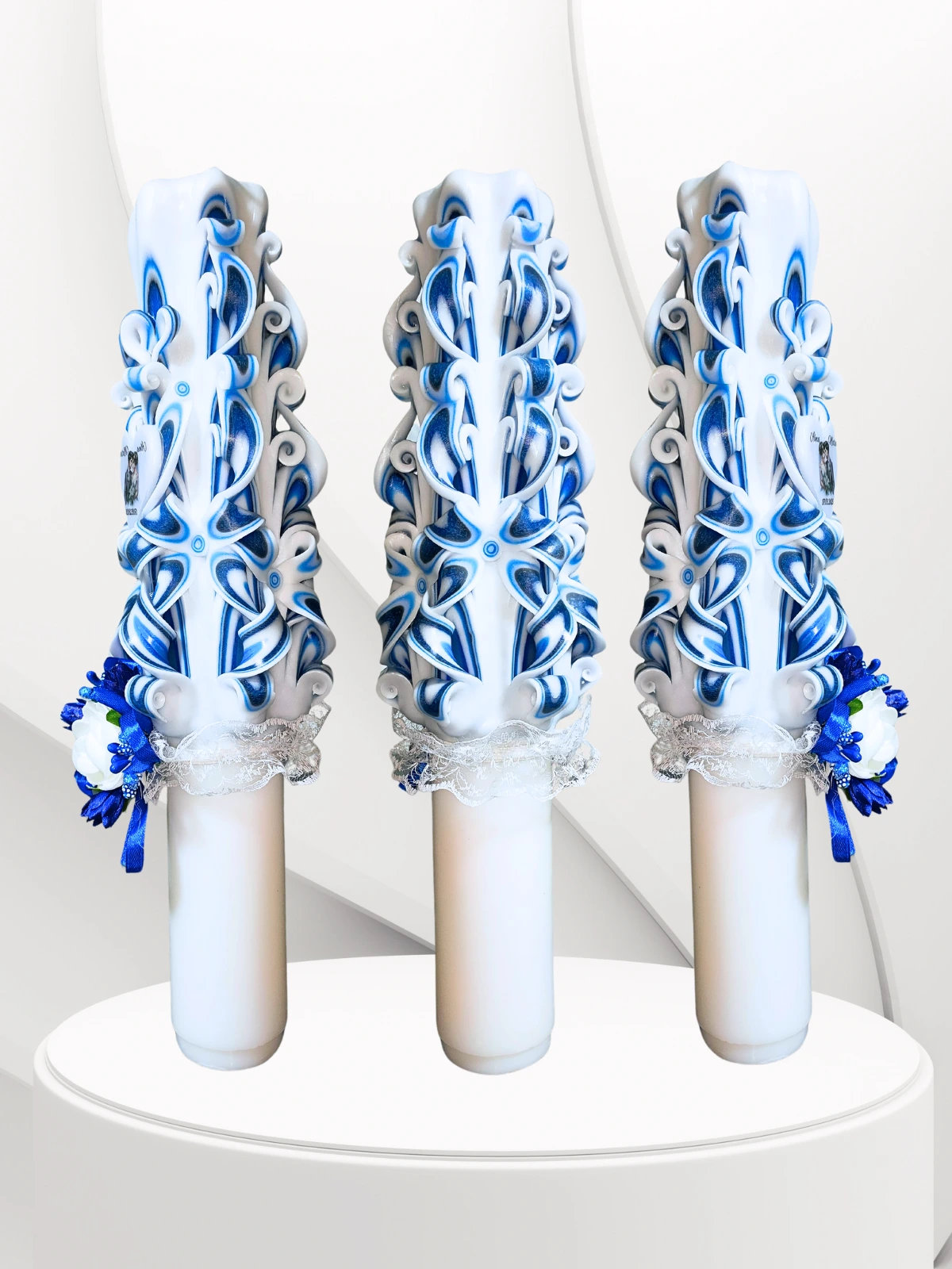 Lumânări Nuntă personalizate lucrate manual TEYA [2]