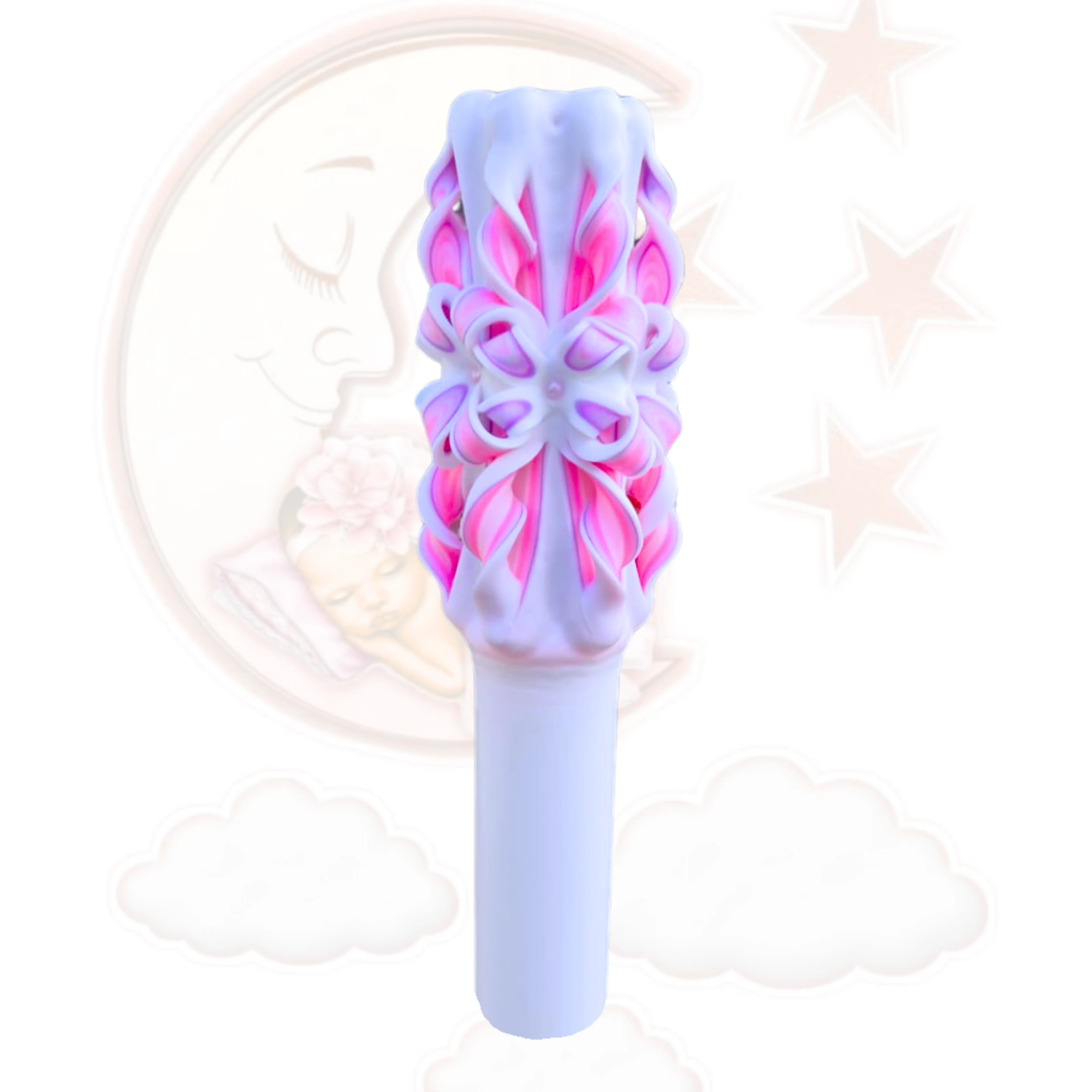 LUMANARI BOTEZ - Lumanare botez lucrata manual - LYSA