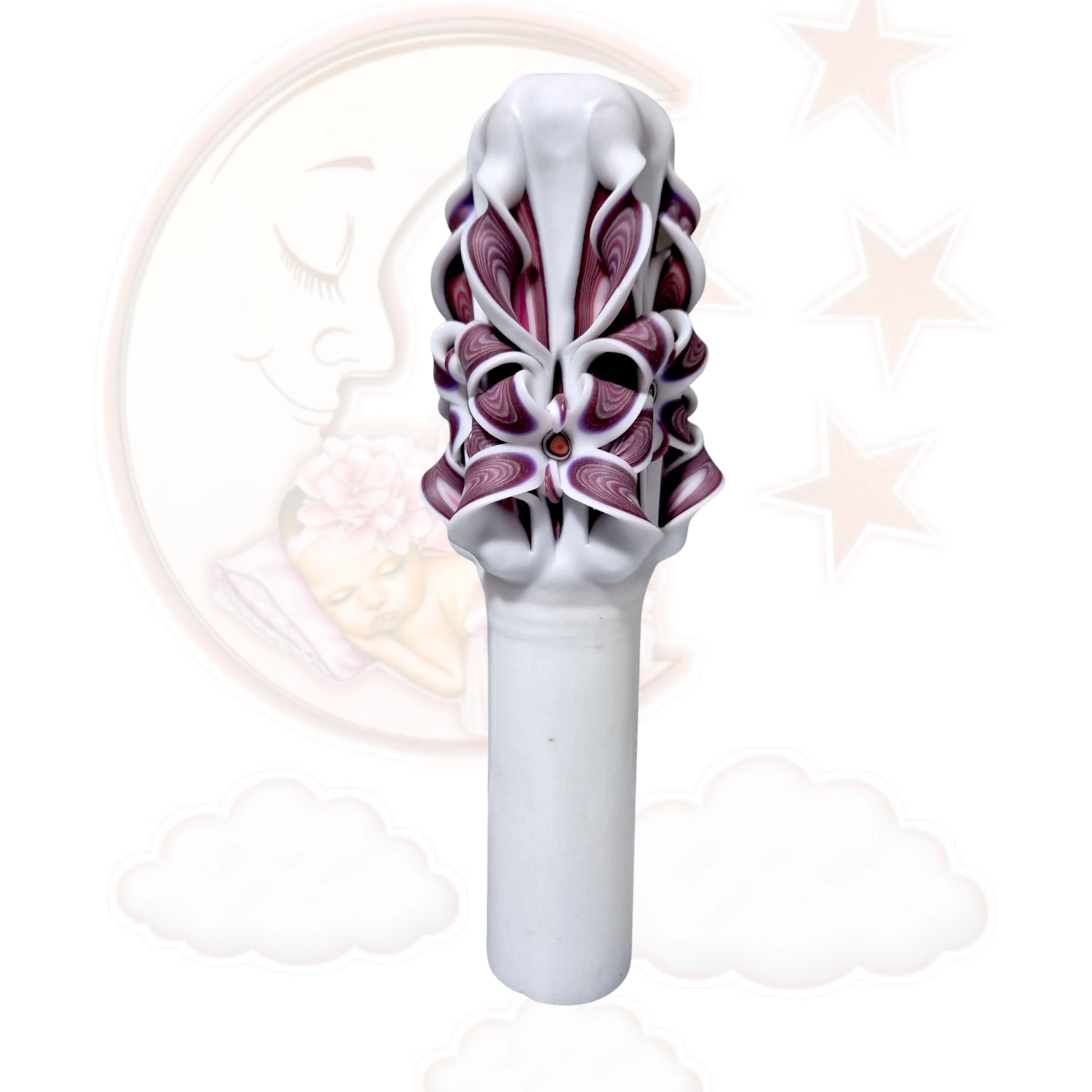 LUMANARI BOTEZ SCULPTATE - Lumanare botez lucrata manual - ORLENA